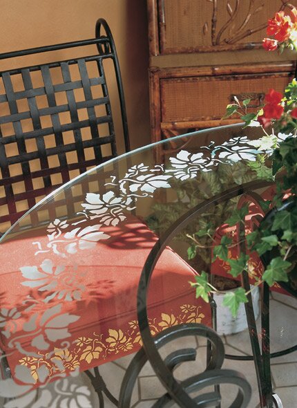 stenciled-glass-table